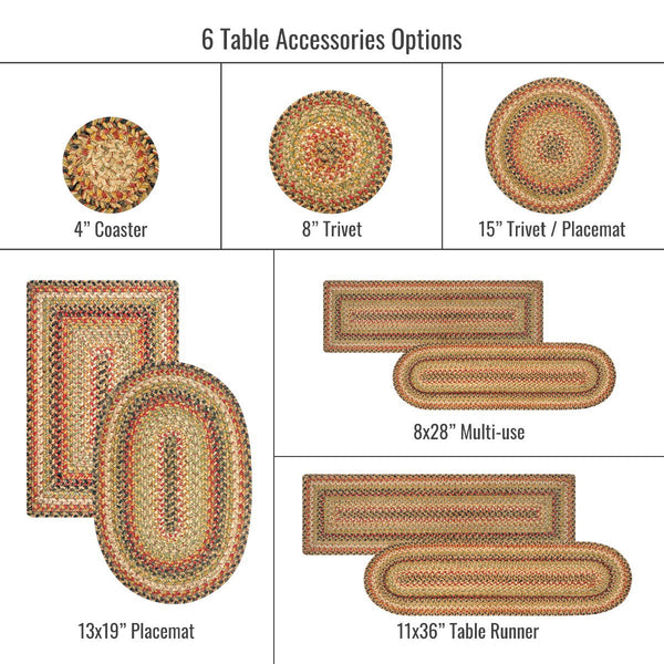 13x19 Kingston PcMt Oval Set of 4