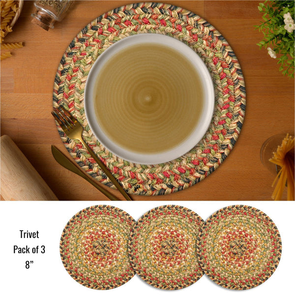 8 IN Kingston Trivet Small Set of 3