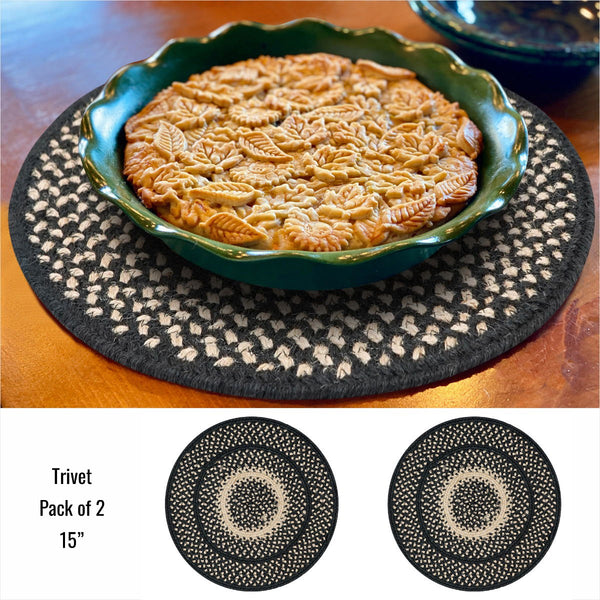 15 IN Manchester Trivet Large Set of 2