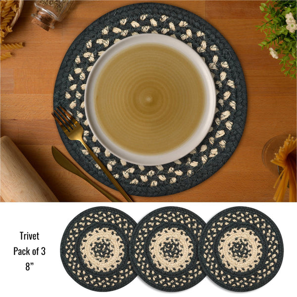 8 IN Manchester Trivet Small Set of 3