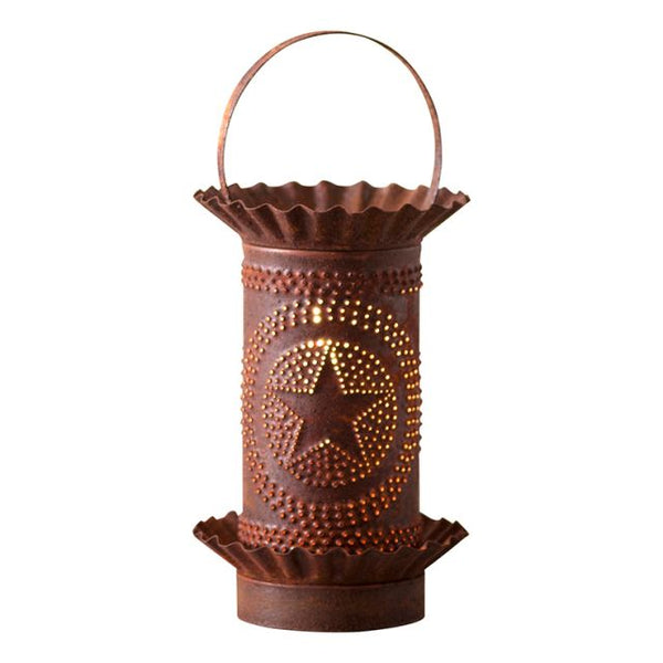 Mini Tartwarmer with Regular Star in Rustic Tin