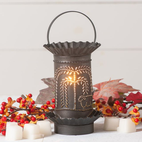 Mini Tartwarmer with Willow & Sheep in Kettle Blk