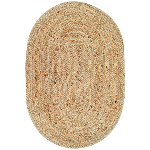 5x7 George Natural Jute Oval