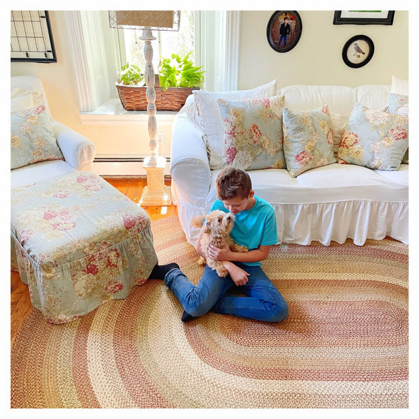 20x30  Harvest Oval JUTE