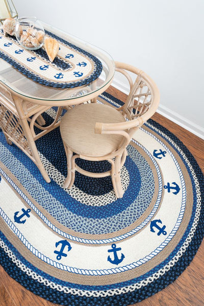 OP-443 Anchor Oval Patch 4'x6'