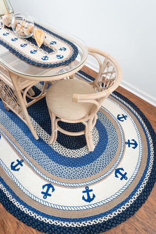 OP-443 Anchor Oval Patch 4'x6'