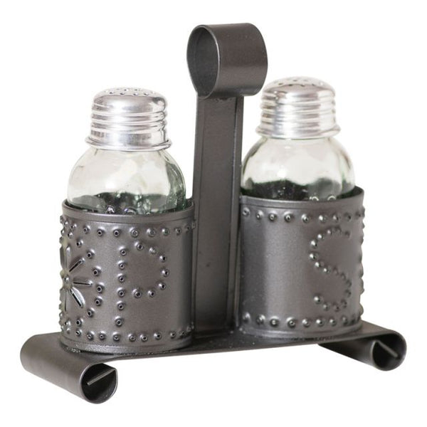 Salt and Pepper Shaker Holder in Smokey Black