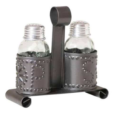 Salt and Pepper Shaker Holder in Smokey Black
