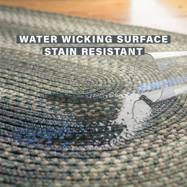 20x 30 Cedar Ridge Rect Ultra-Durable | Indoor/Outdoor Washable Braided Rug