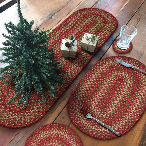 8x28 Apple Pie Rect Set of 2 Table Runner