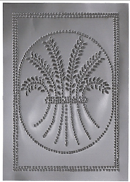 Vertical Wheat Panel in Country Tin