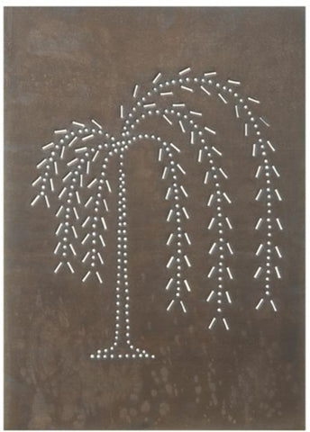 Vertical Willow Panel in Kettle Black