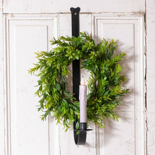 Wall Mount Wreath Hook and Candle Holder