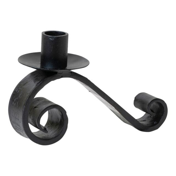 Wrought Iron Curled Candle Holder