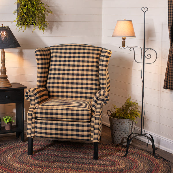 Wrought Iron Heart Top Adjustable Floor Lamp with Shade