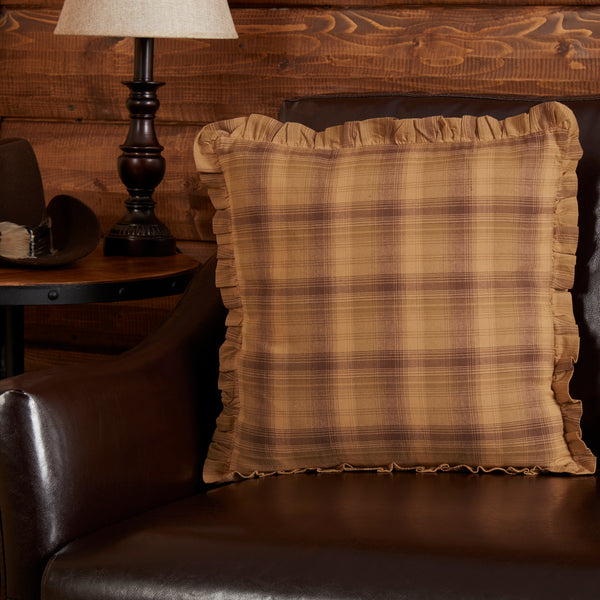 Prescott Pillow Fabric Filled Ruffled 16x16