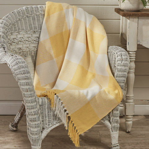Wicklow Throw 50" X 60" - Yellow