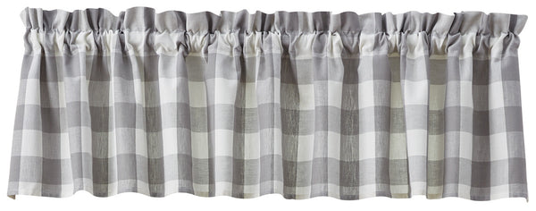 Wicklow Unlined Valance - 14" Dove Gray