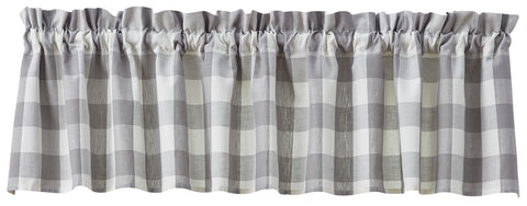 Wicklow Unlined Valance - 14" Dove Gray