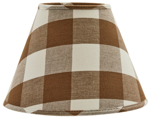WICKLOW LAMP SHADE 10" - BROWN AND CREAM
