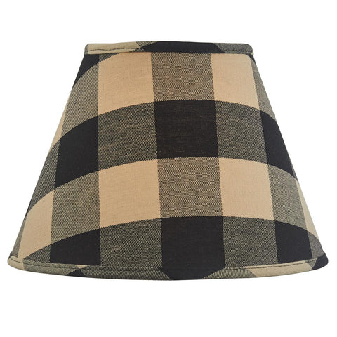 The simple color palette of the Black Wicklow Check Lampshades will provide a subtle elegance to your country decor! This popular collection offers coordinating items as well (all sold separately), to complete your look! Simply beautiful!  Colors: Black & Farmhouse Tan