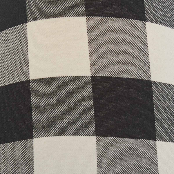 Wicklow Check Lampshade 12" - Black & Cream