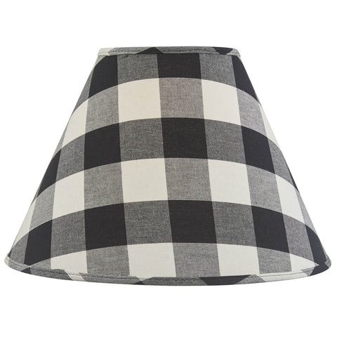 The simple color palette of the Black & Cream Wicklow Check Lampshades will provide a subtle elegance to your country decor! This popular collection offers coordinating items as well (all sold separately), to complete your look! Simply beautiful!  Colors: Black & Candlelight White