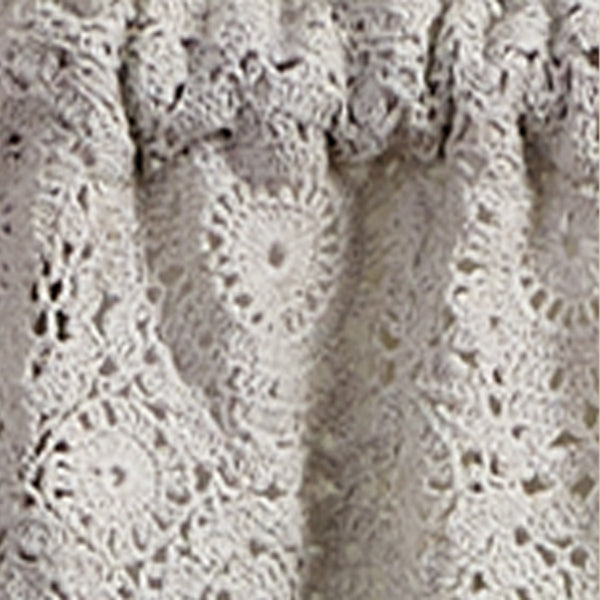Lace Valance 14" L - Mist