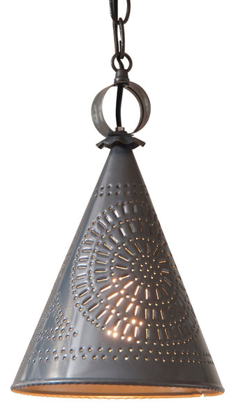 Sturbridge Cone Pendant Light in Country Tin