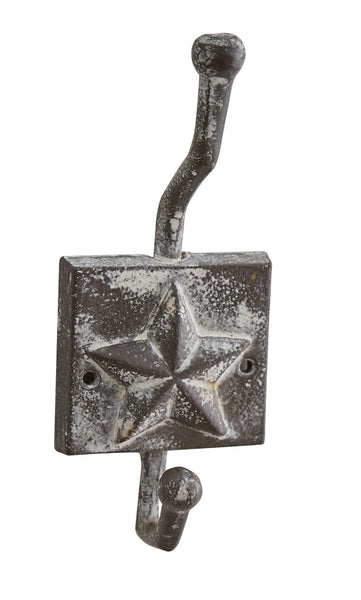 Star Cast Hook Whitewash Tin (set of 2)