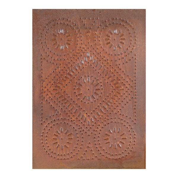 Diamond Cabinet Panel in Rustic Tin