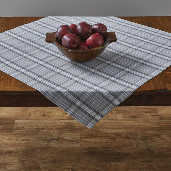 Create a warm and inviting table with the Hartwick Table Topper. The colors of gunmetal, dove gray, tan and candlelight white make for a stylish farmhouse look!