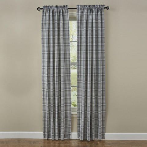 Hartwick Lined Panels - 84"L Gunmetal, Dove Gray, Tan & White