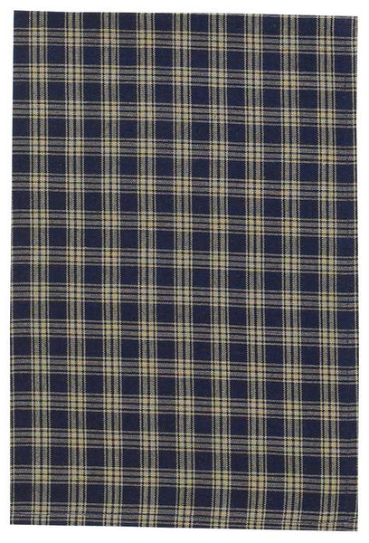 The perfect addition to your country table, the Sturbridge Navy Dishtowels offer a primitive country plaid in navy & farmhouse tan. A great way to enhance your dining experience while cleaning up life's little messes!