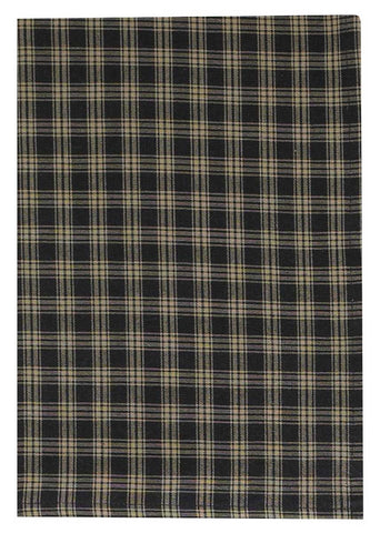 The perfect addition to your country kitchen, the Sturbridge Black Dishtowels offer a primitive country plaid in black & farmhouse tan. A great way to enhance your dining experience while cleaning up life's little messes!  Colors: Black & Farmhouse Tan