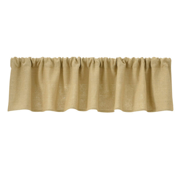 BURLAP VALANCE
