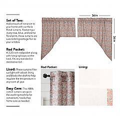 Kaila Floral Swag Set of 2 36x36x16