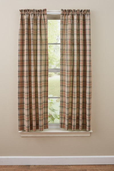 The Gentry Panels by Park Designs is a subtle tan and gray plaid with a hint of red and will prove to be a great accent for your windows.   Colors: Sand, Tan, Walnut Gray & Barn Red