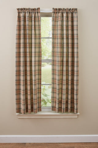 The Gentry Panels by Park Designs is a subtle tan and gray plaid with a hint of red and will prove to be a great accent for your windows.   Colors: Sand, Tan, Walnut Gray & Barn Red