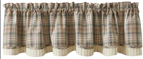 Gentry Lined Layered Valance