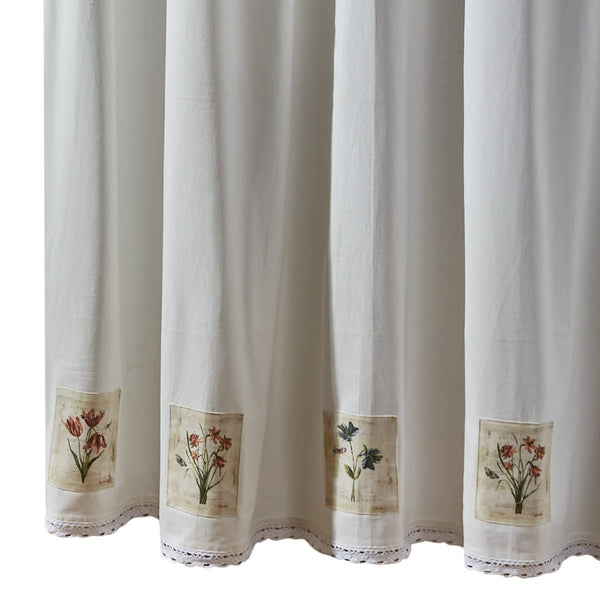 Antiquarian Blooms Shower Curtain 72" x 72"