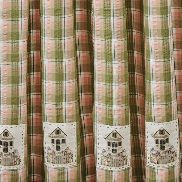 Butterfly Garden Shower Curtain 72" X 72"