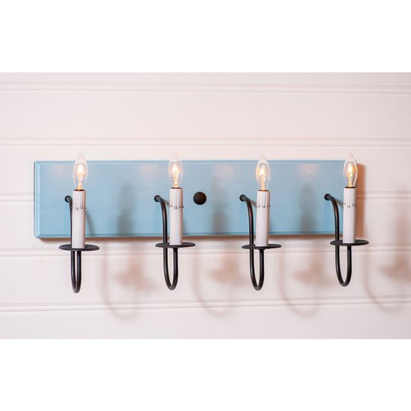 4-Arm Country Vanity Light Bar – Primitive Farmhouse Bathroom Lighting
