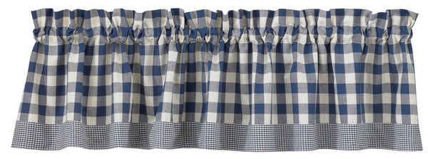 York Lights Valance - Blue - 14"L