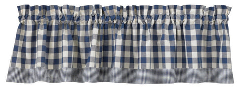 York Lights Valance - Blue - 14"L