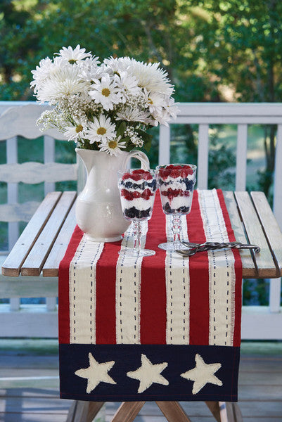 Star Spangled Table Runner - 36"L