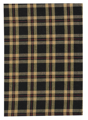 The Cambridge Tiers combine the rich tones of black, khaki & red to create a wonderfully versatile plaid design. This charming window dressing comes unlined to allow in softly filtered sunshine!