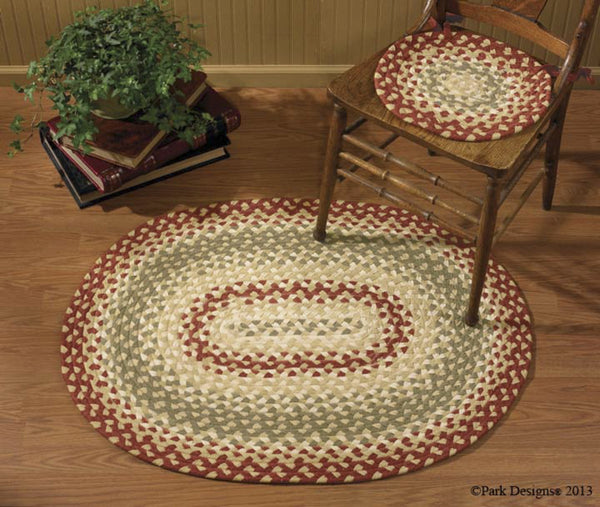 Mill Village Braided Chair Pad