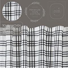 Sawyer Mill Black Plaid Valance 16x60
