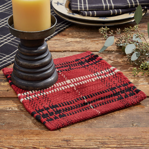 Farmhouse Star Chindi Trivet Square set of 2